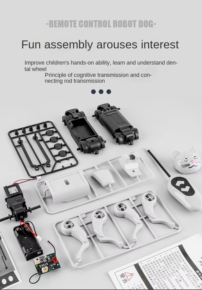 Robô de dois modos: gato e cachorro