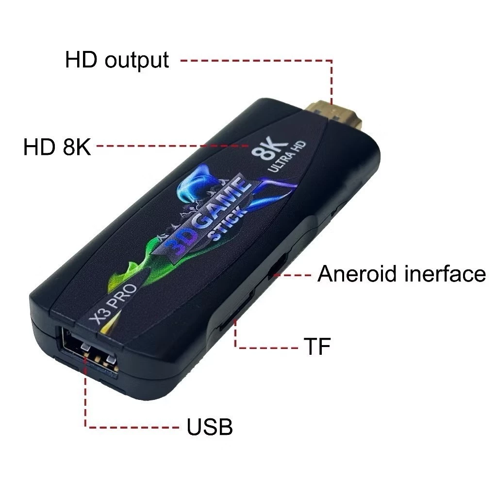 Game Stick X3 Pro 8K Ultra HD