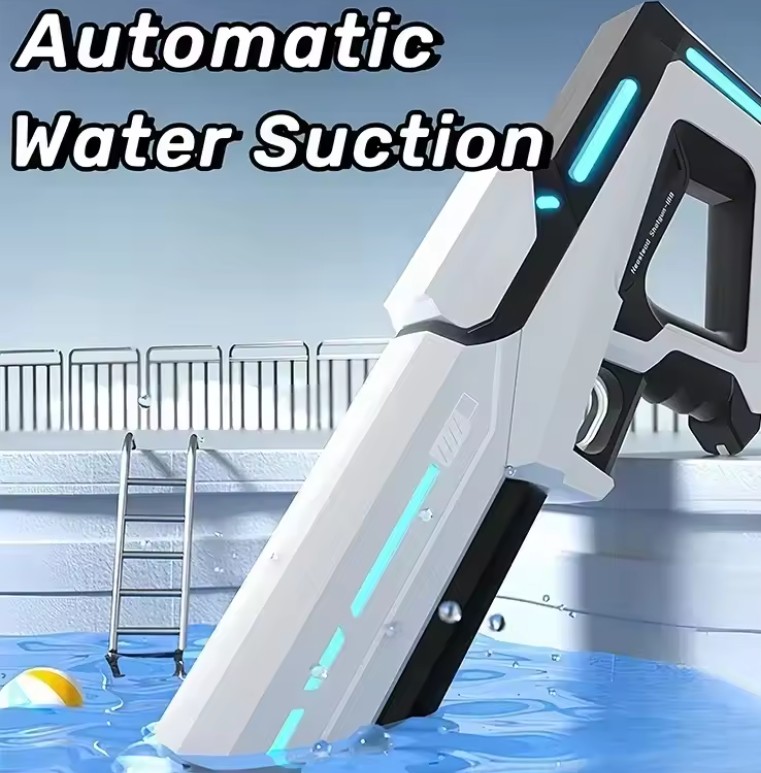 Pistola d'água elétrica branca