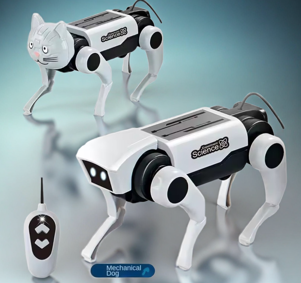 Robô de dois modos: gato e cachorro