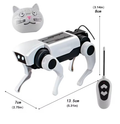 Robô de dois modos: gato e cachorro