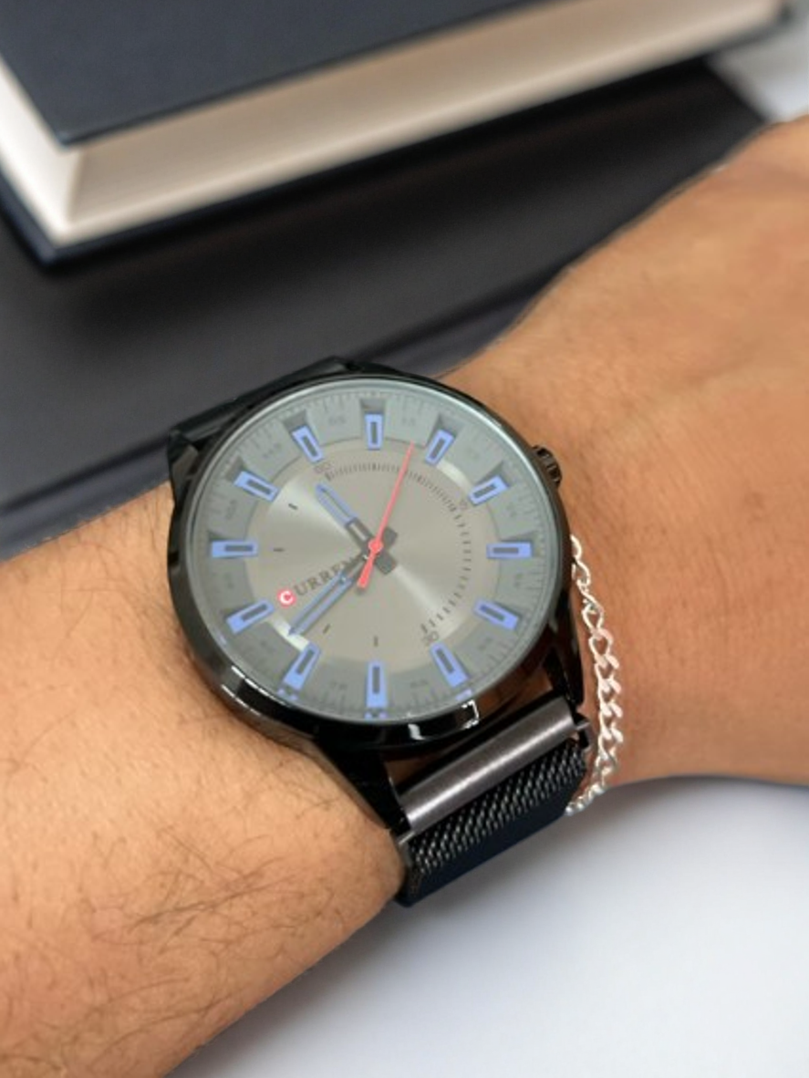 Relógio Masculino Curren Black