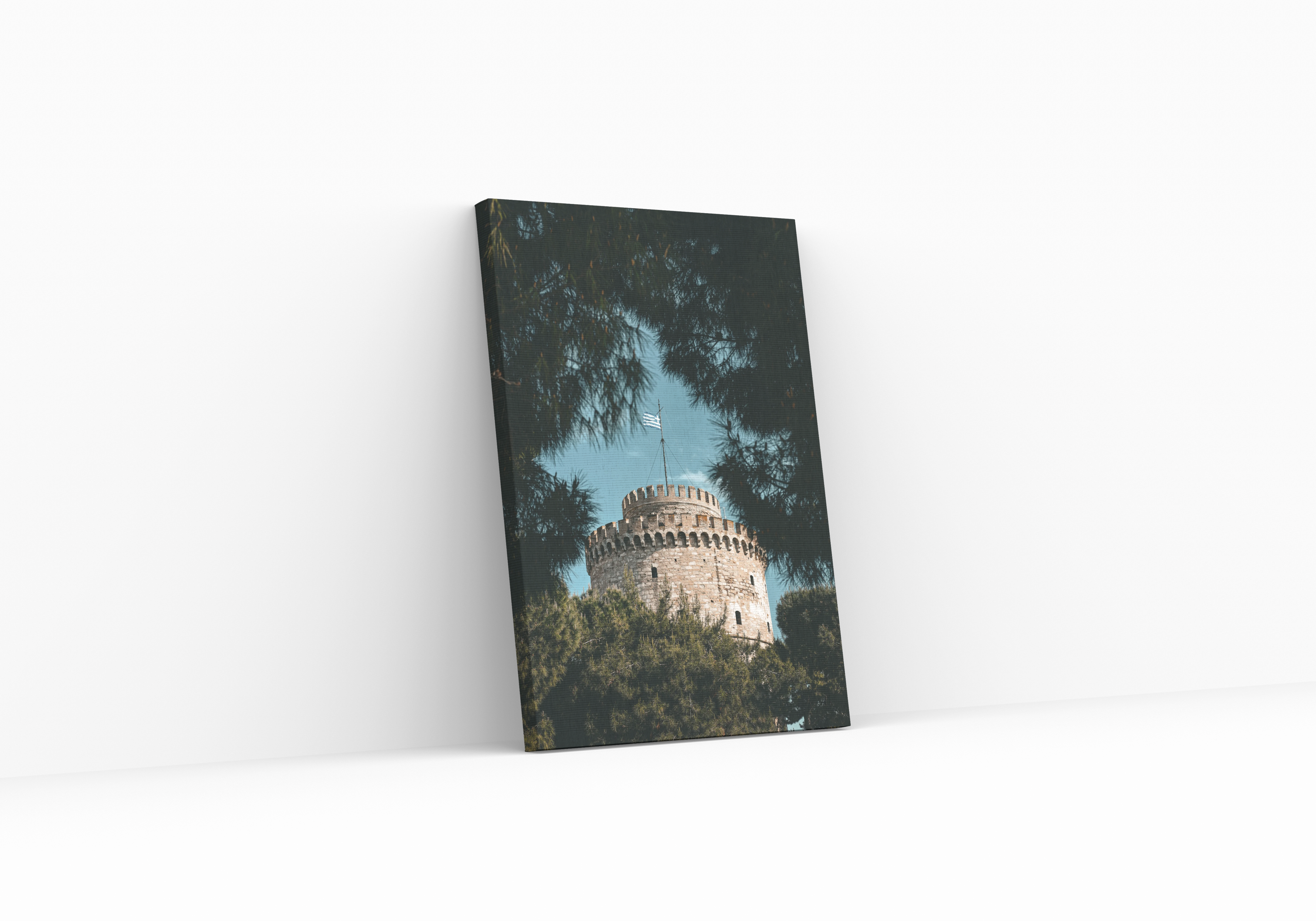White Tower Canvas Wall Art