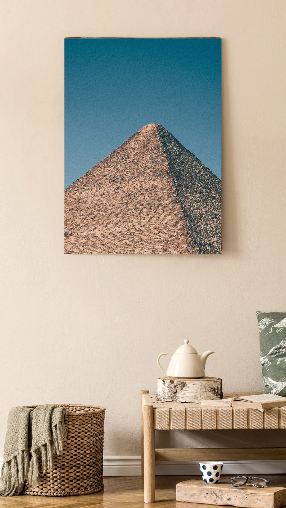 Pyramid Canvas Wall Art