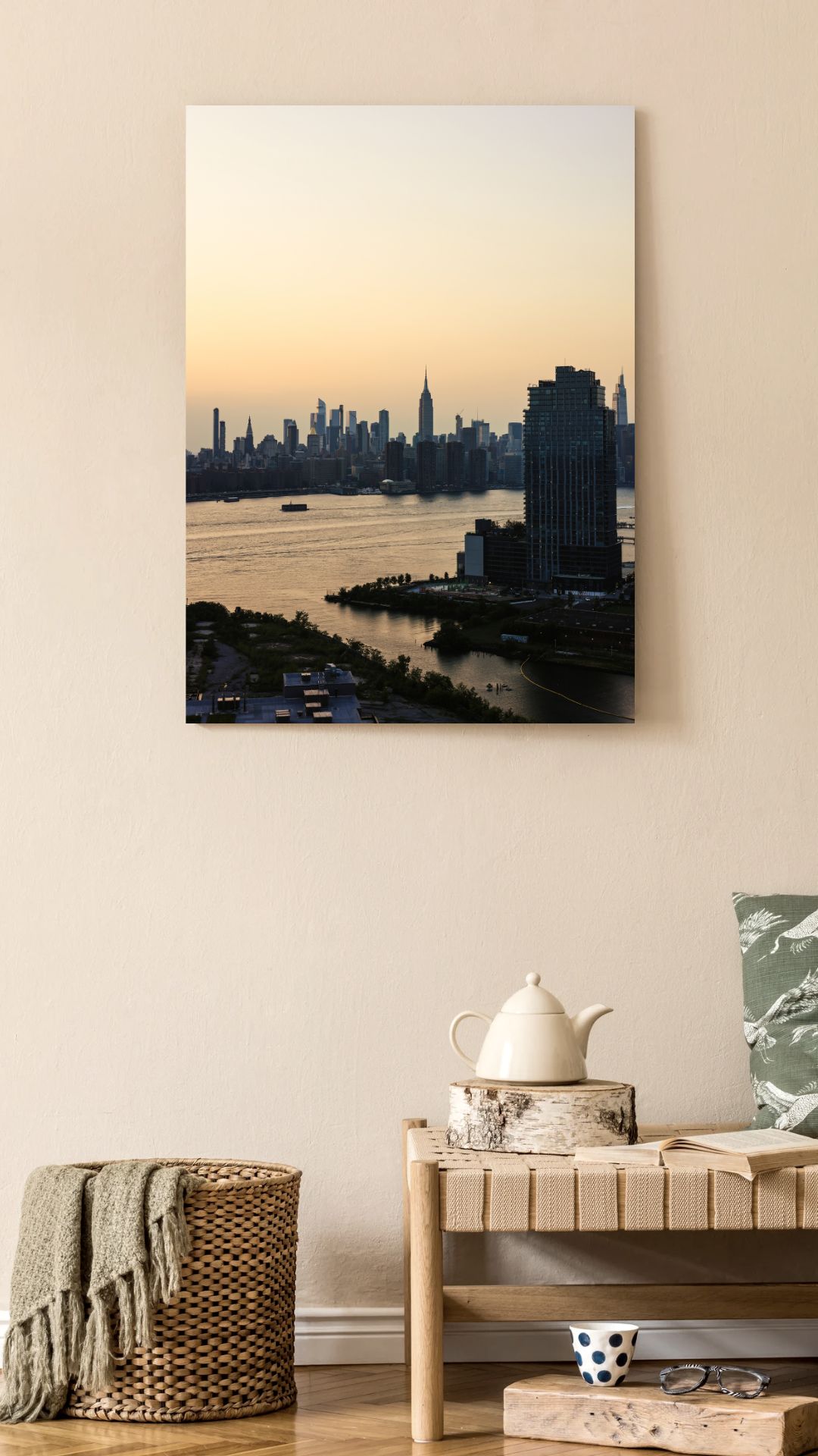 New York City Skyline Canvas Wall Art