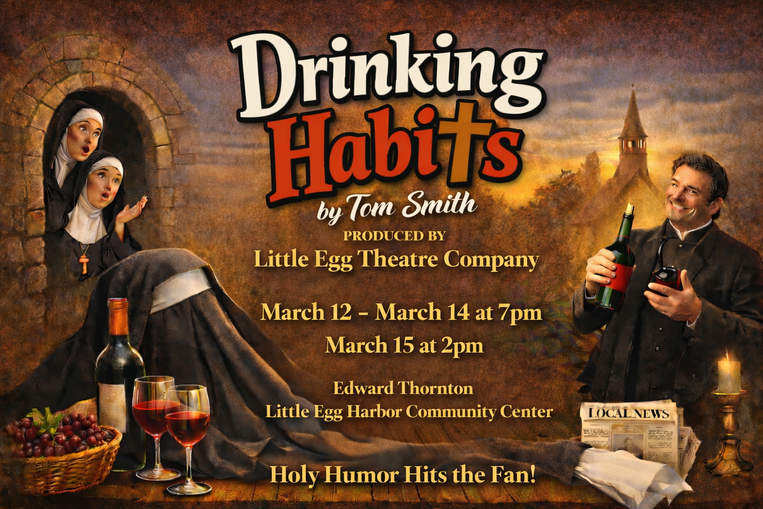 Friday March 13, 2026    7:00 pm Tickets for Drinking Habits