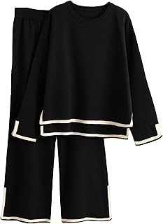 Women's Black Loungewear Set