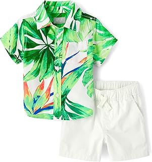 Toddler Tropical Shirt and Shorts Set