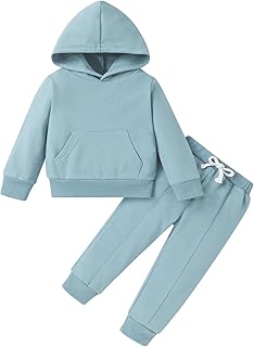 Kids' Light Blue Hoodie and Sweatpants Set