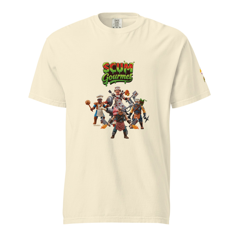 Scum Gourmet - Zombie Fighting Culinary Commandos T-shirt