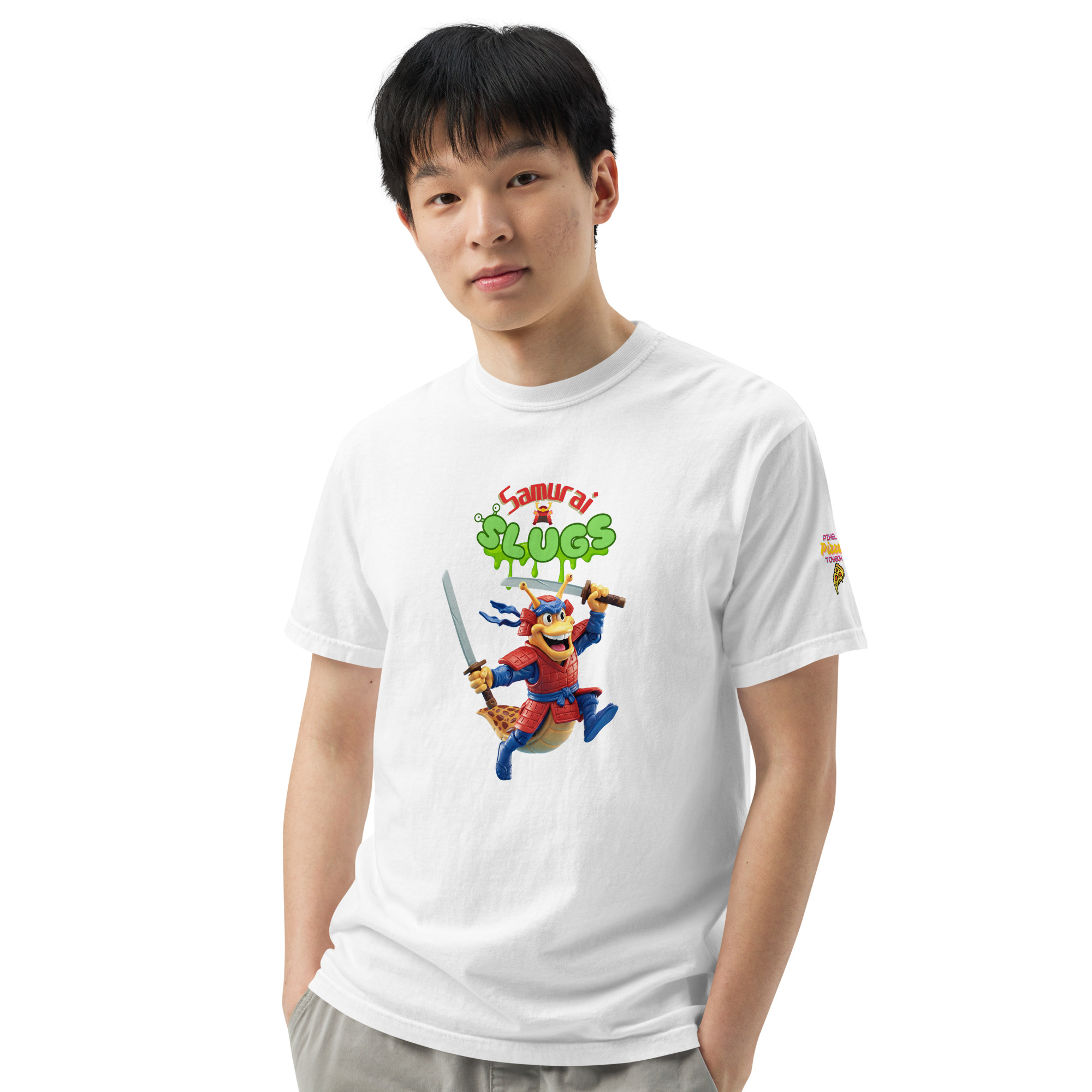 Samurai Slugs Action Hero T-shirt - Unisex garment-dyed heavyweight t-shirt