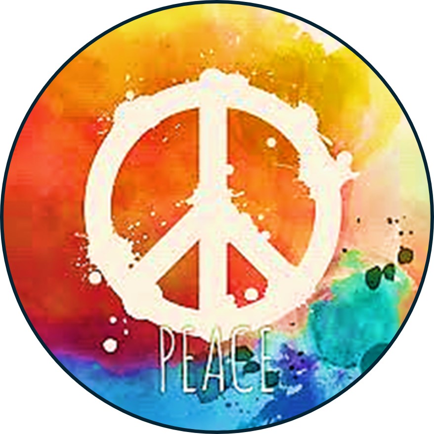 Peace Symbol Badge