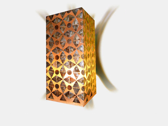 Geometric Pattern Wall Lamp