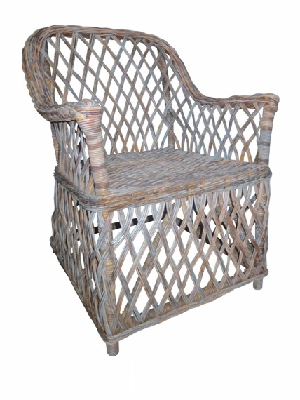 Wicker armchair