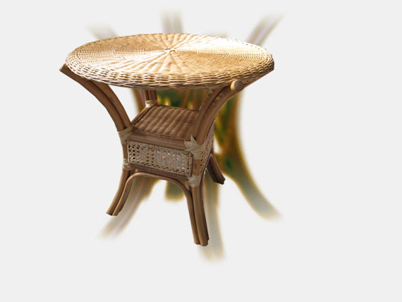 Wicker Round Table