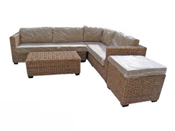 Rattan Sectional Sofa Set