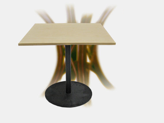 Square Wooden Cafe Table