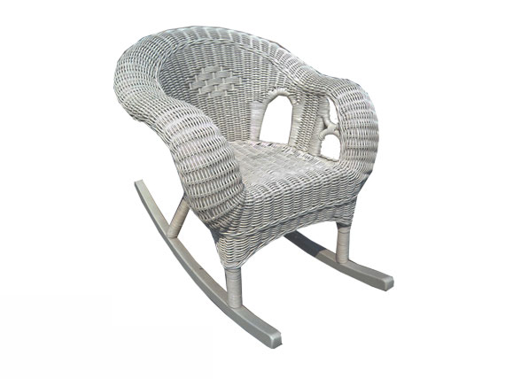 Wicker rocking chair