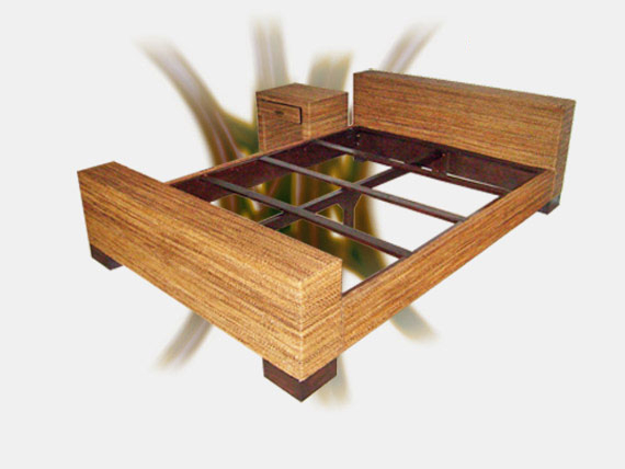 Modern Wooden Bed Frame