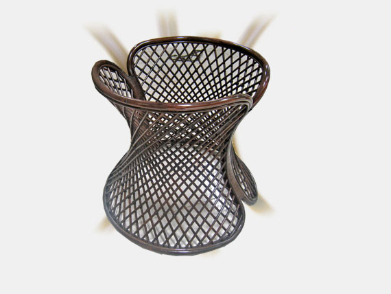 Modern Woven Accent Chair