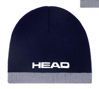 Gorro Head azul y gris