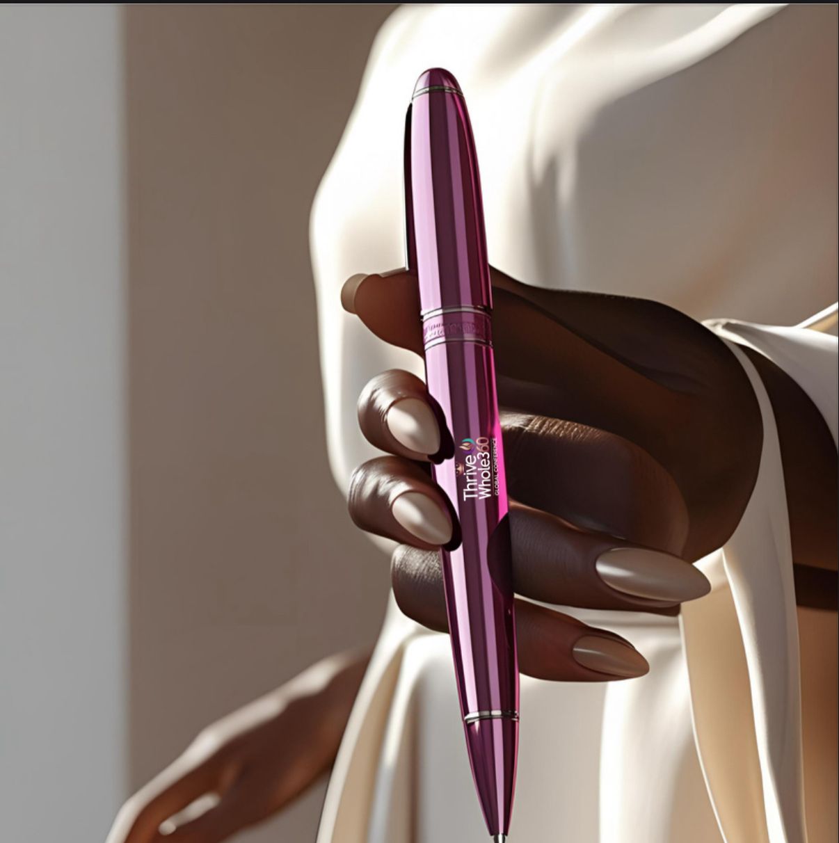 ThriveWhole360 Luxury Metallic Pink Pen