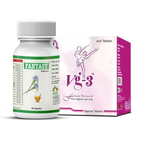 VG-3 Female Renewal Vaginal Tablets and Fantasy Capsules