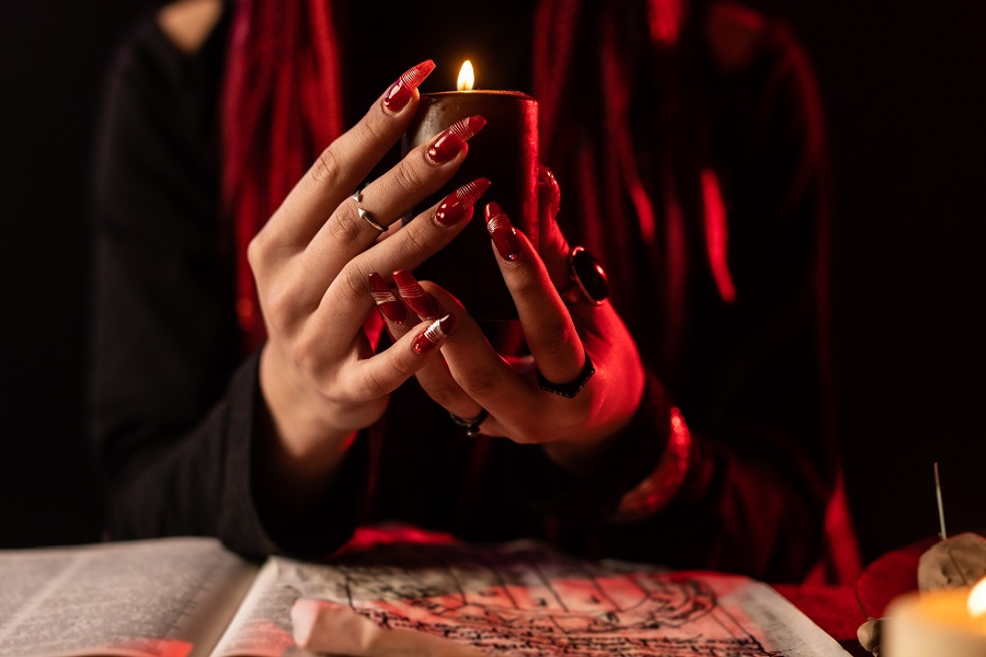 Mystic Black Candle