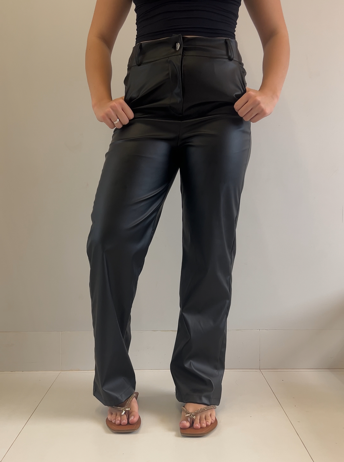 Calça Courino - Lua