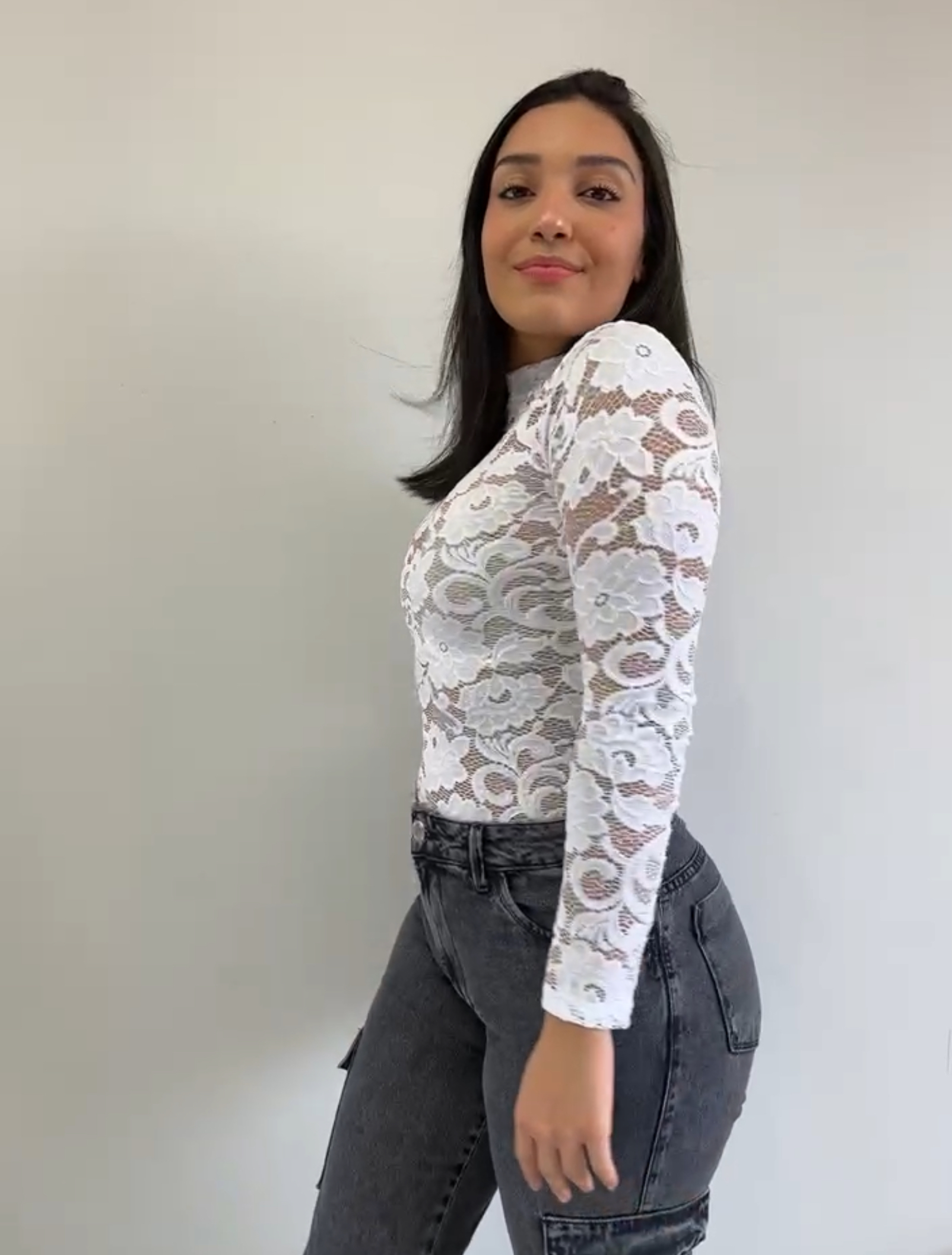 Body Branco - Renda