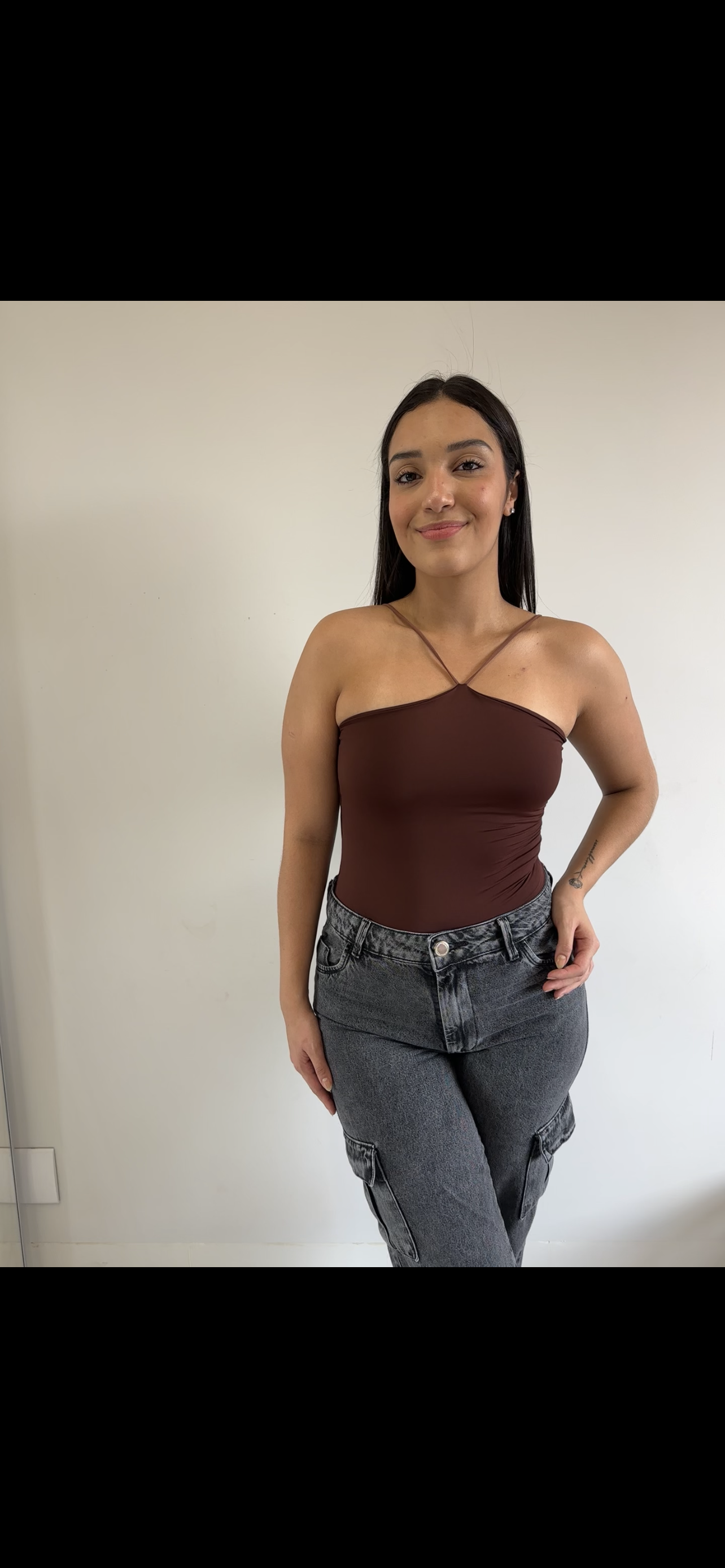 Body Marrom - Nina