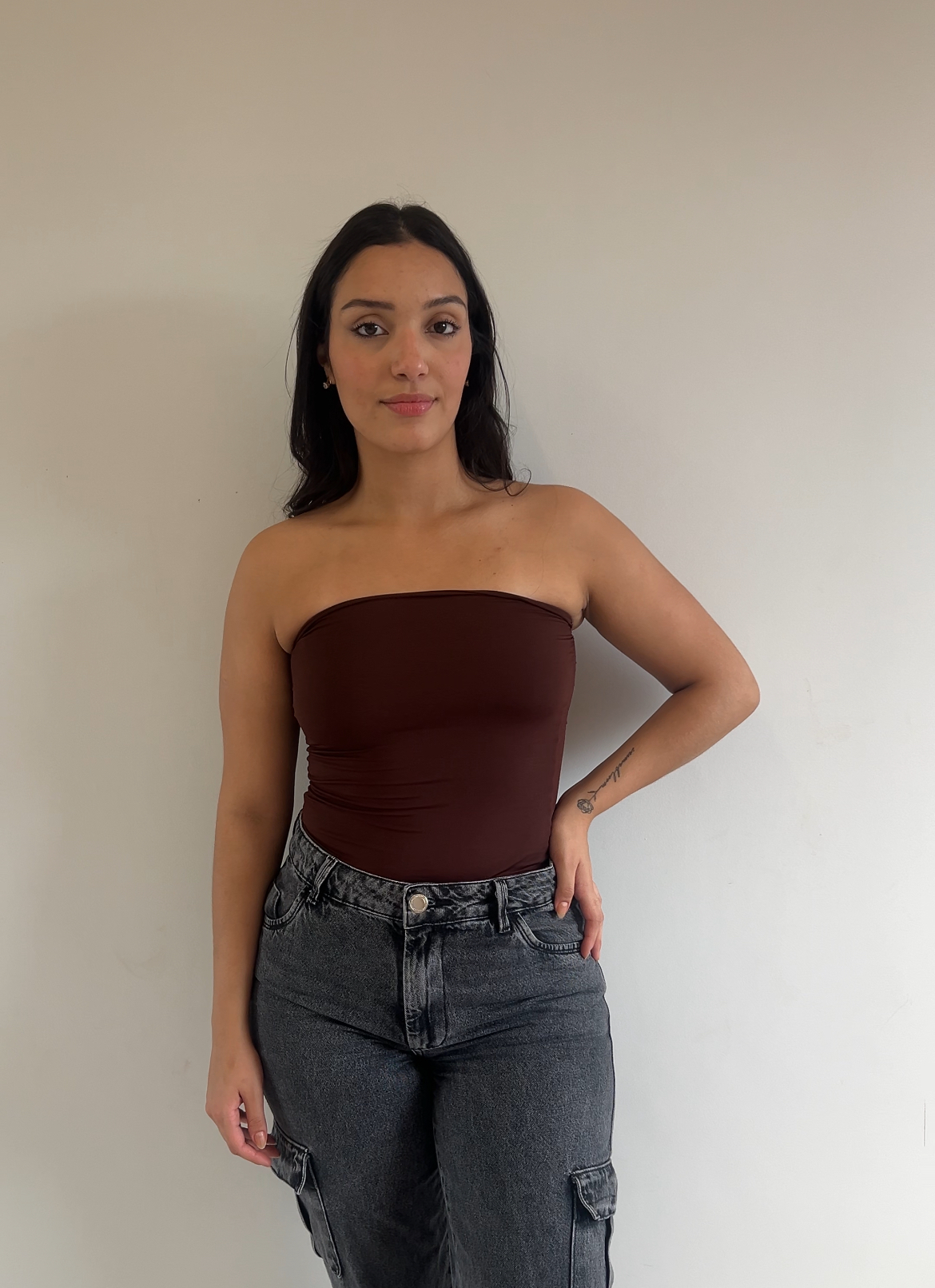 Top Marrom - Bela 