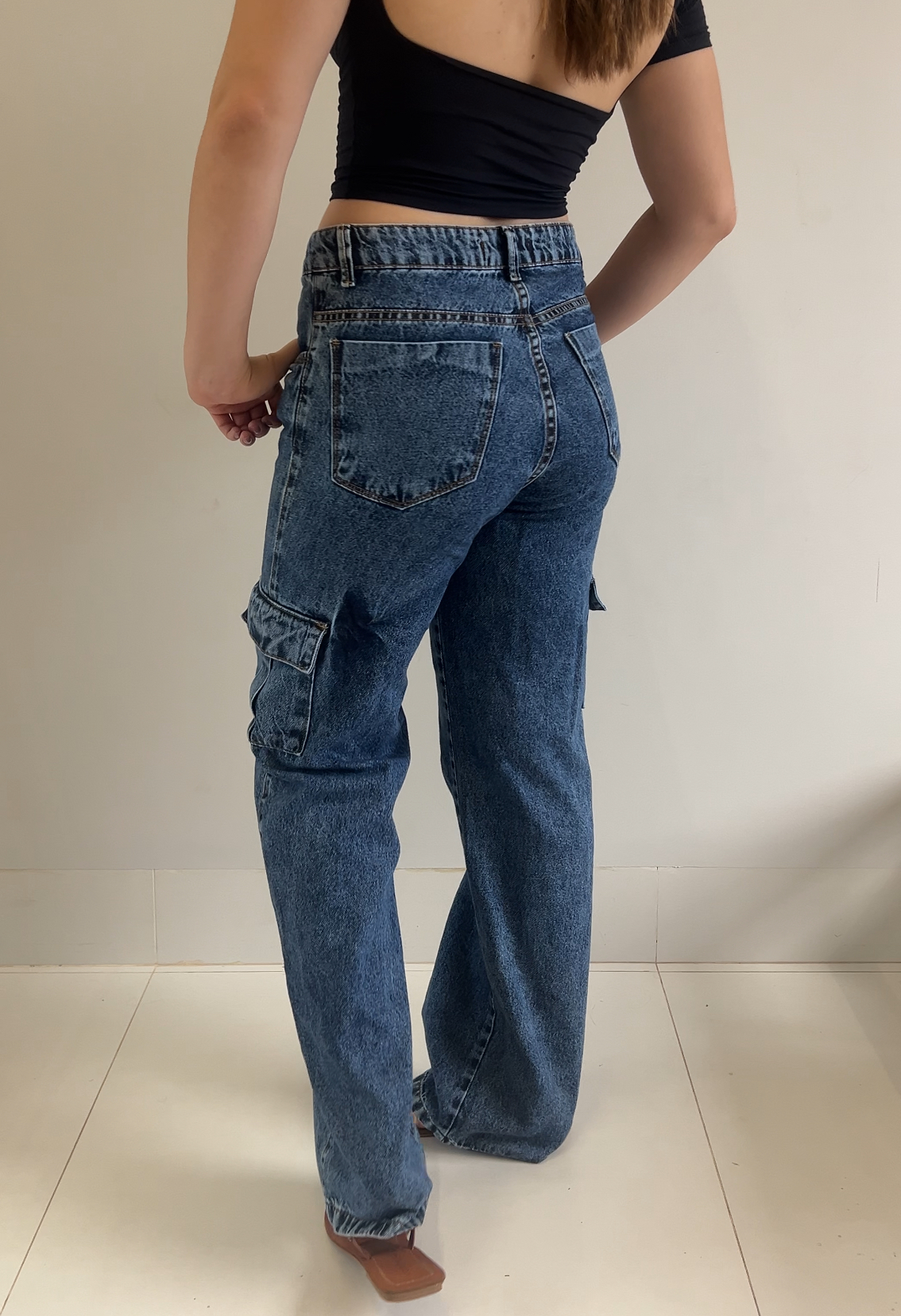 Calça Cargo Azul - Serena