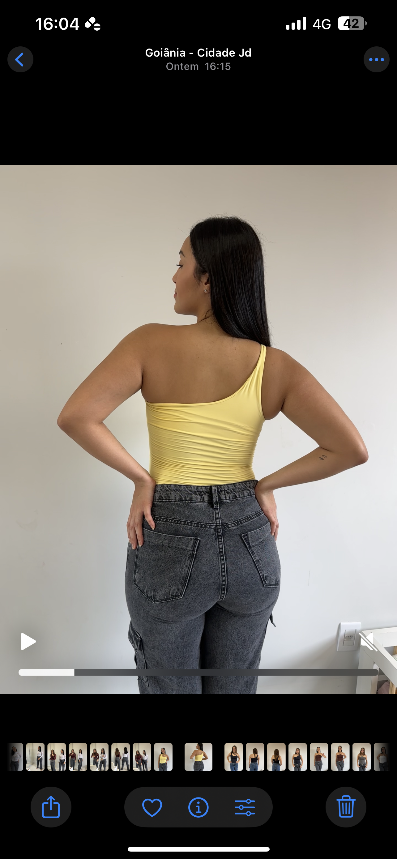 Body Amarelo - Lia 