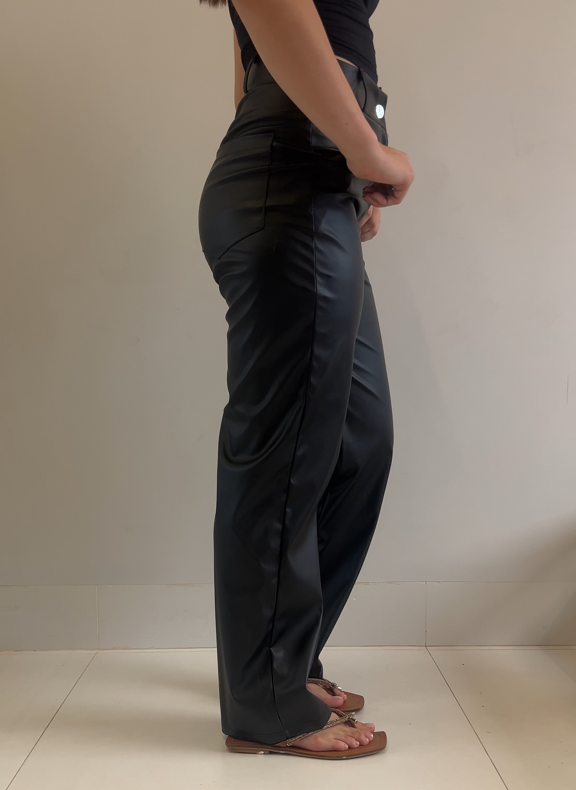 Calça Courino - Lua