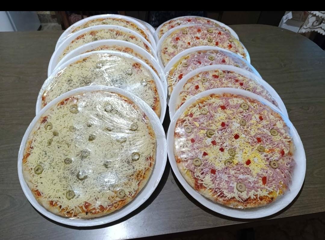 Pizzas armadas Listas para hornear