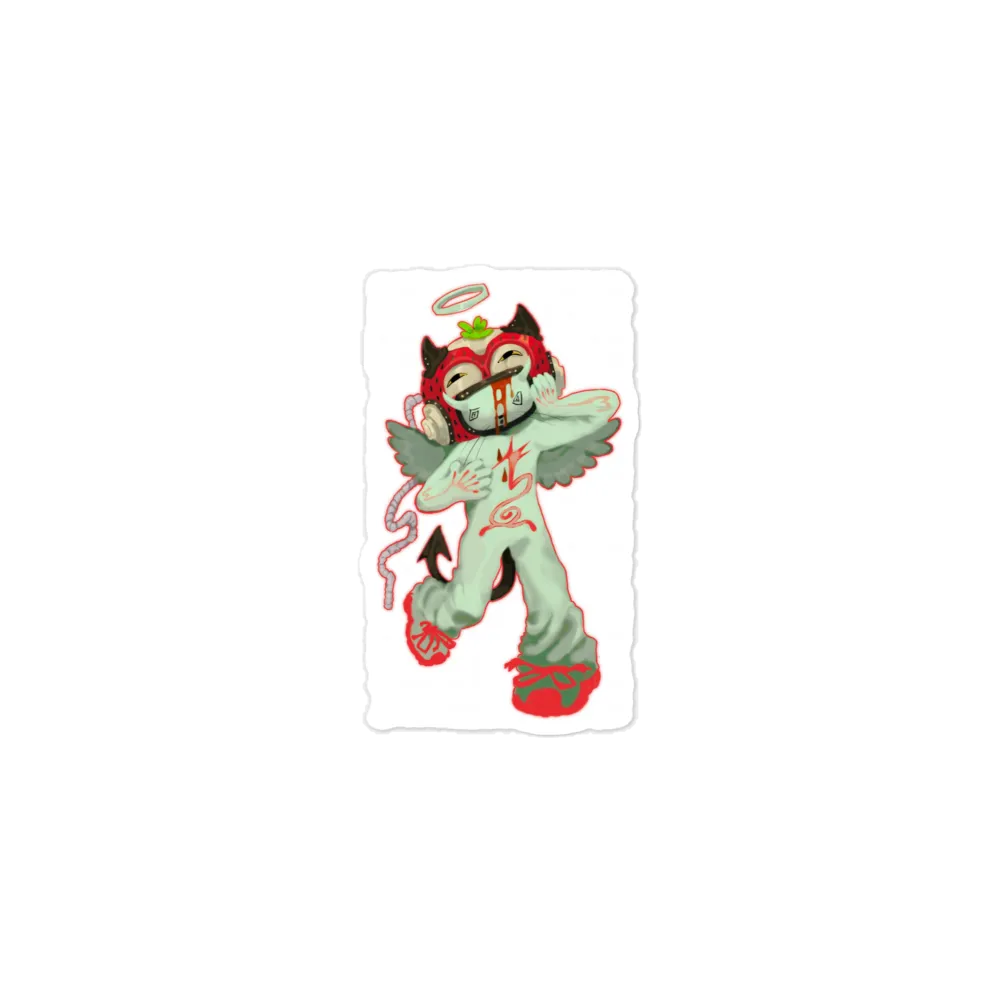 Anime Cat Angel Sticker