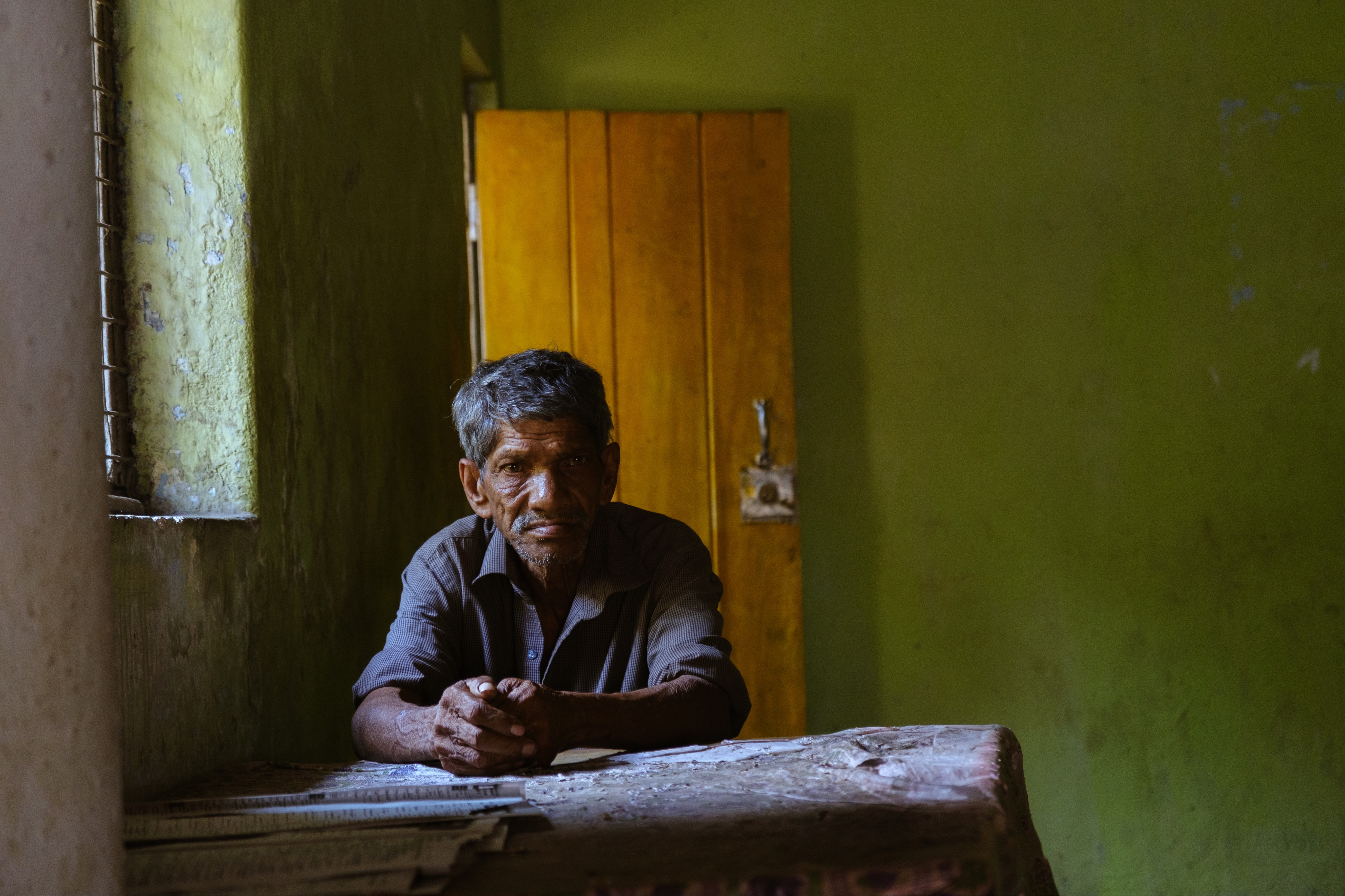 Man in a coffee, Sri Lanka.