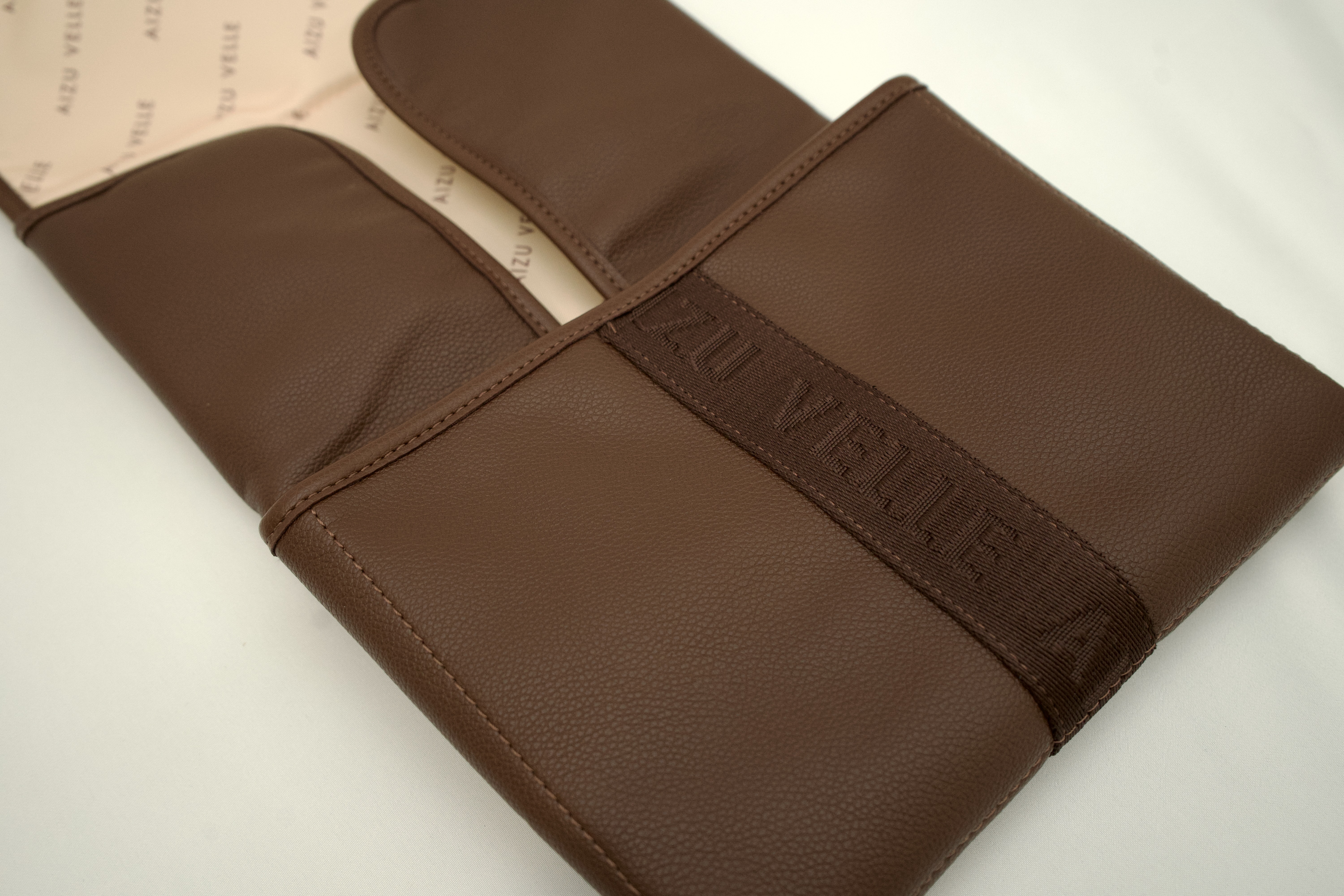 Infantella Baby Changing Mat | Vegan Leather - Walnut 