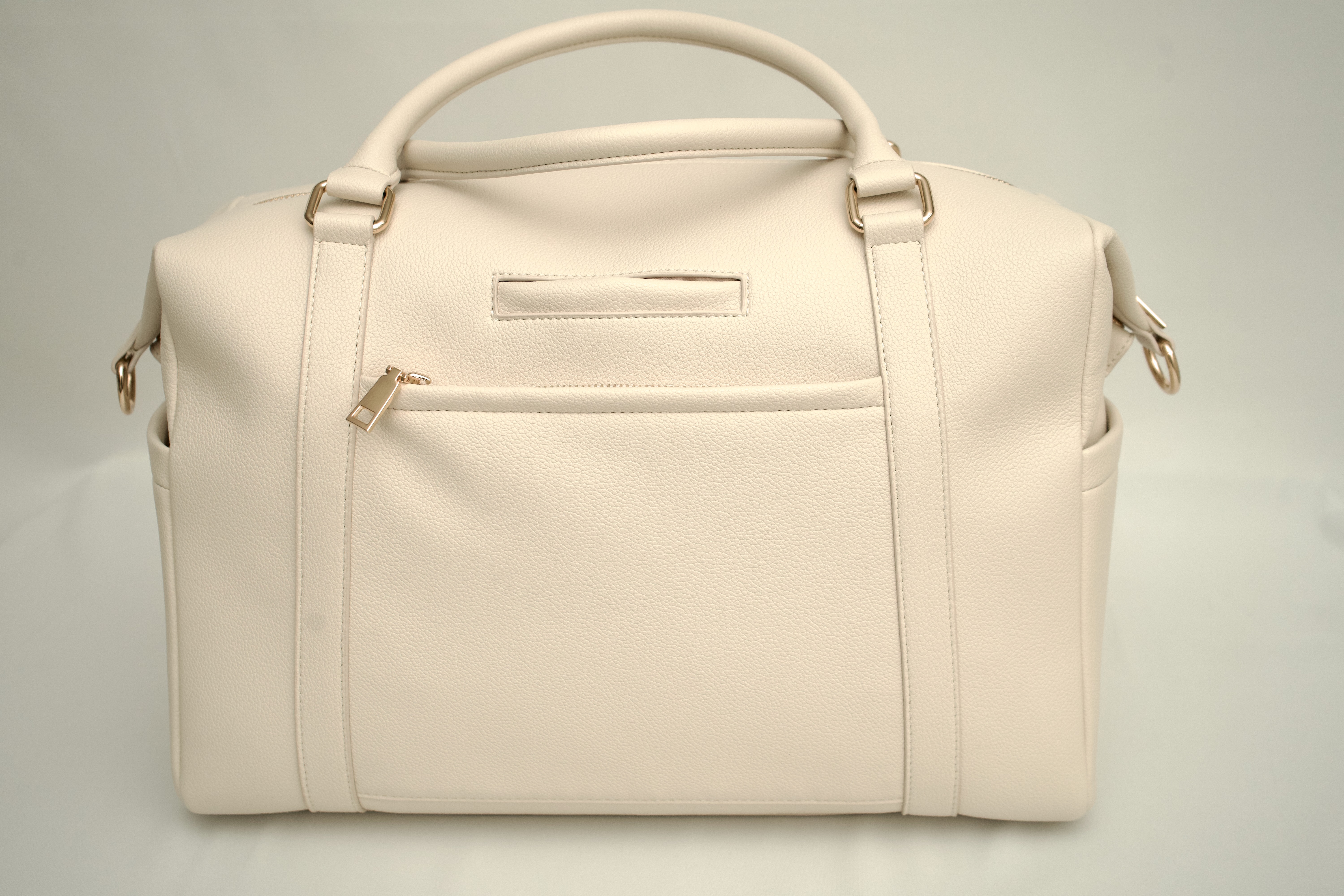 Infantella Baby Changing Bag | Vegan Leather - Almond 