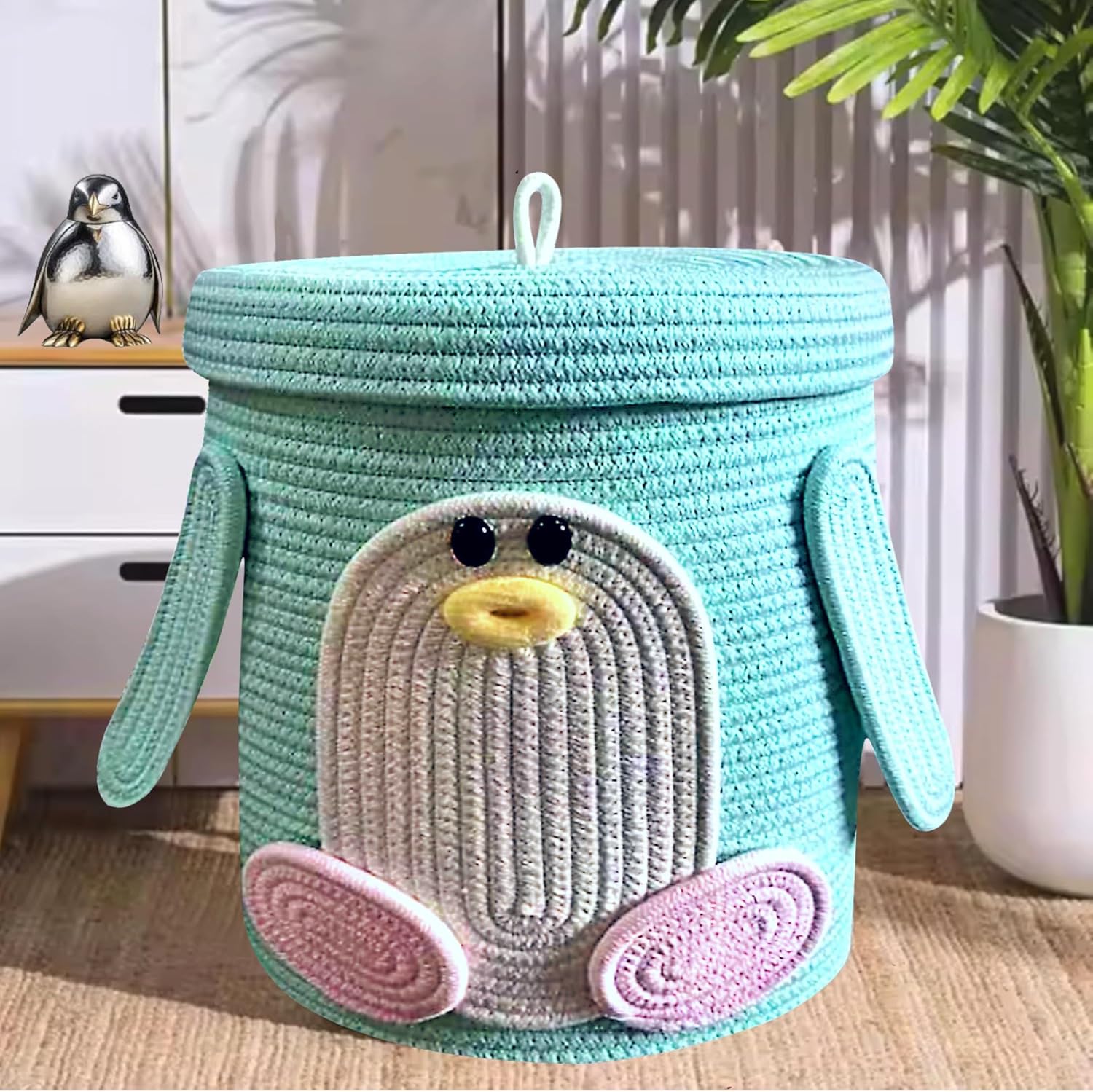 Organize in Style - Cool Friends & Clever Storage  Penguin Baskets Make Clean-Up Fun!