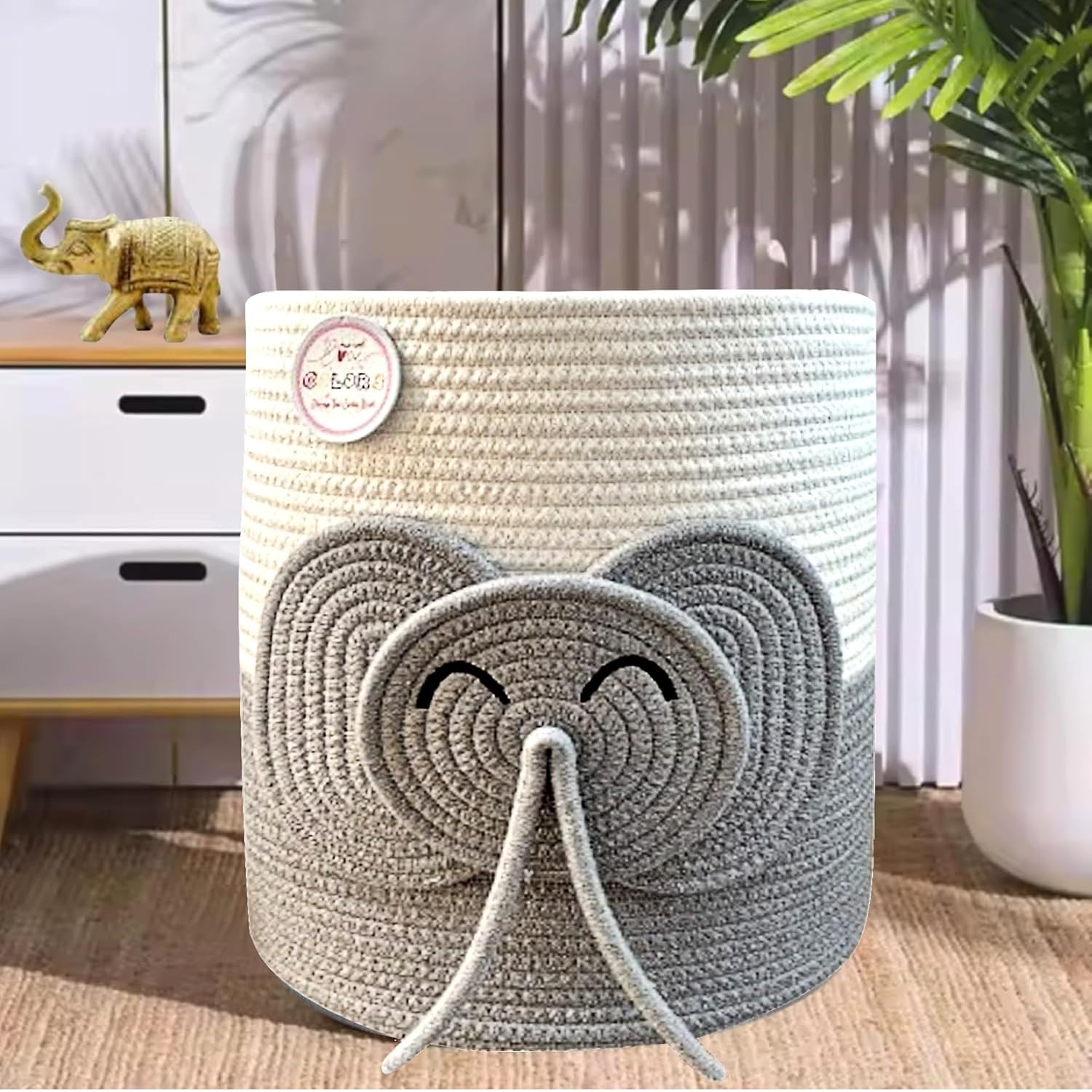 Organize in Style - Cool Friends & Clever Storage - Elephant Baskets Make Clean-Up Fun!