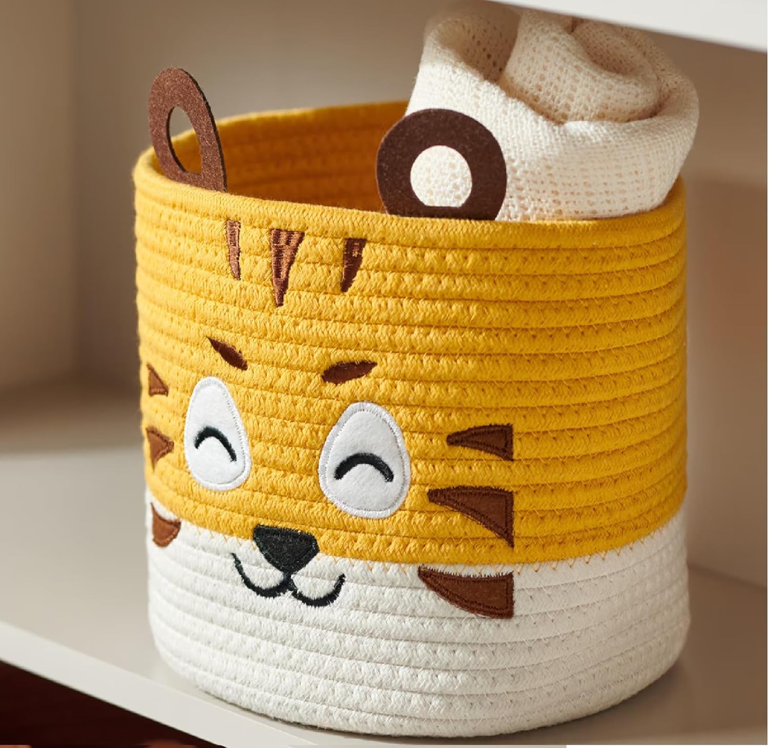 Organize in Style - Cool Friends & Clever Storage - Lion Baskets Make Clean-Up Fun!