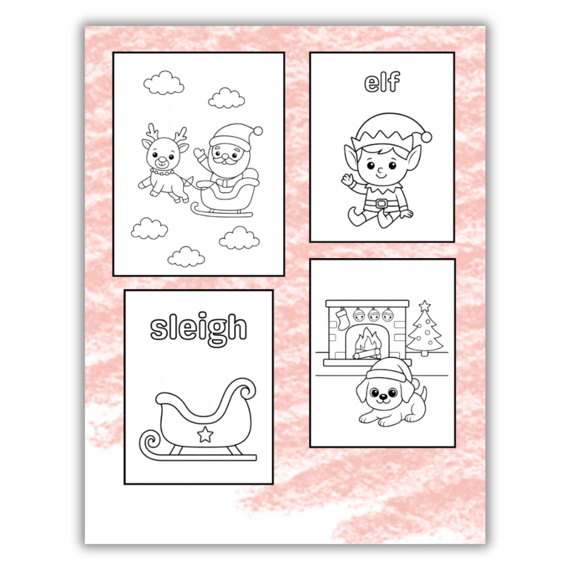 Christmas Time Coloring Book