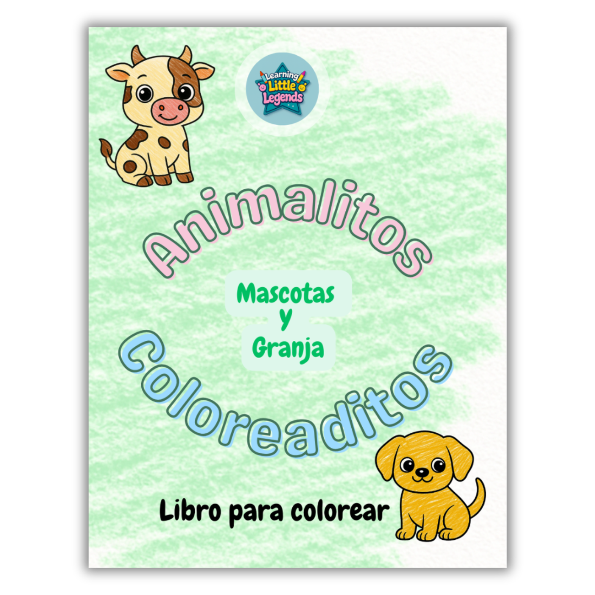 Animalitos Coloreaditos Libro Para Colorear