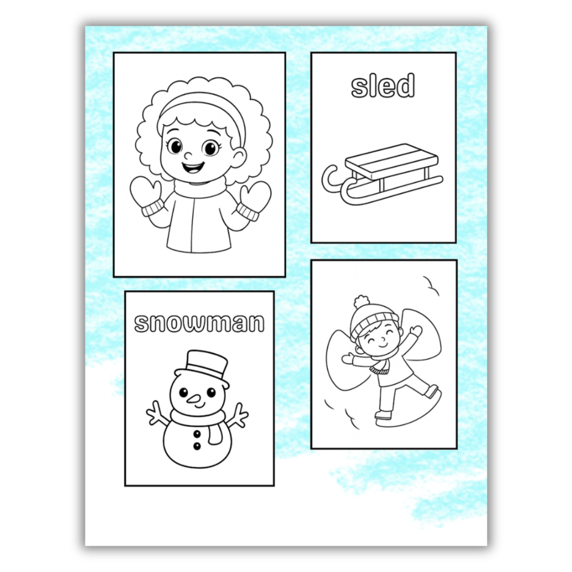 Color The Seasons: Winter