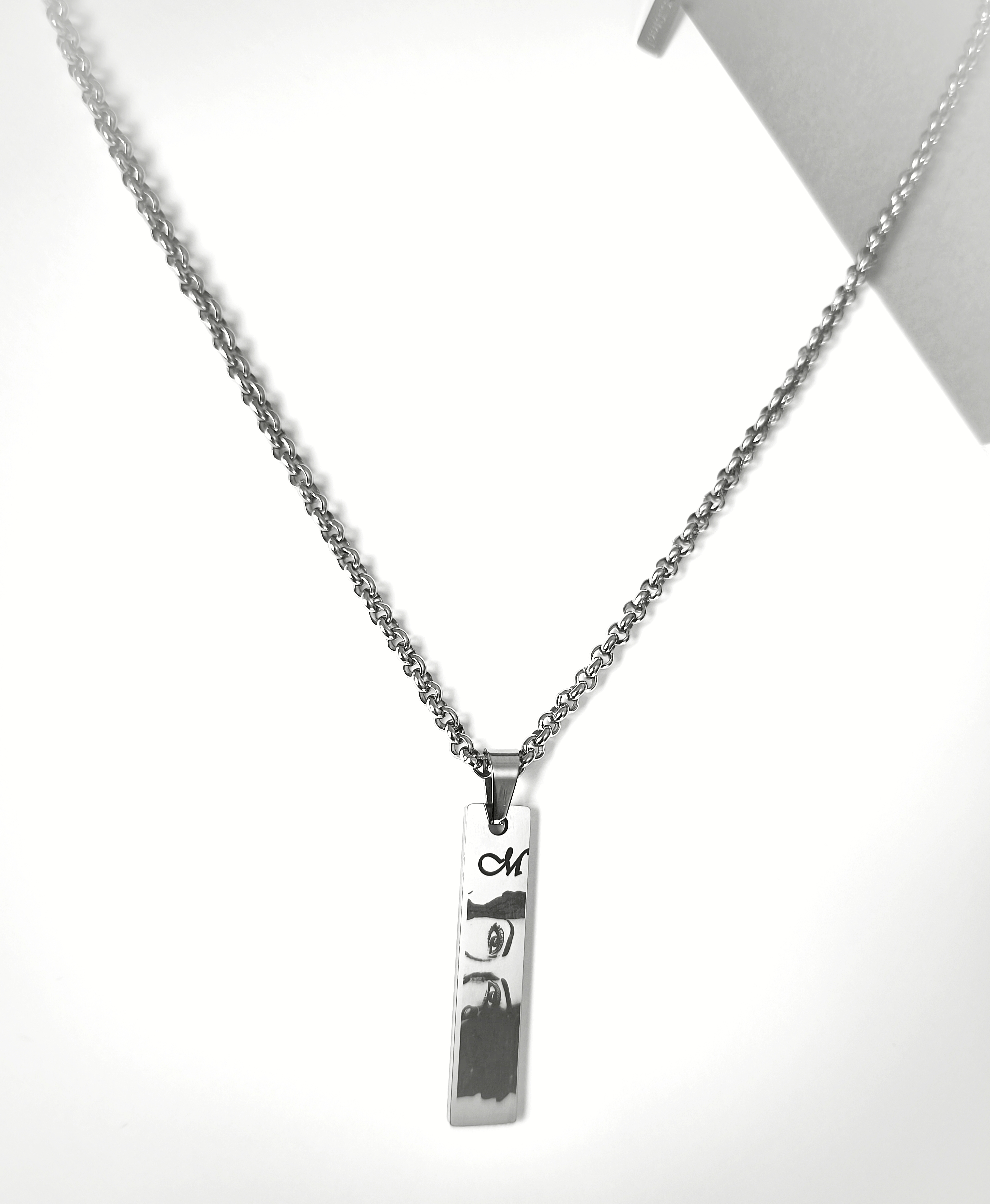 Colar Masculino personalizado em aço inox