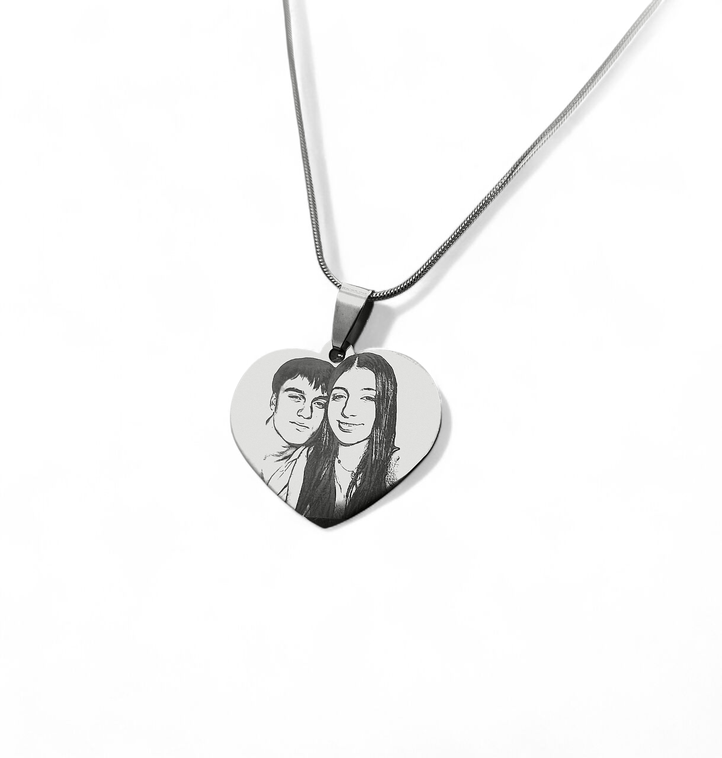 Colar de coração personalizado