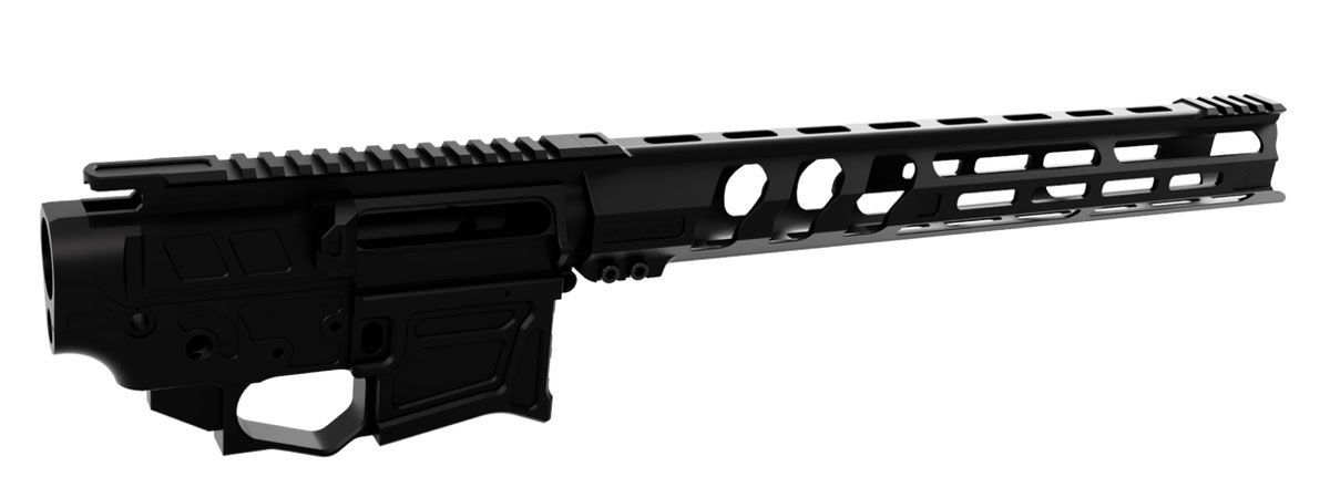 Lead Star Arms LSA-15 AR-15 Receiver Set with 15" Ravage Handguard, Black