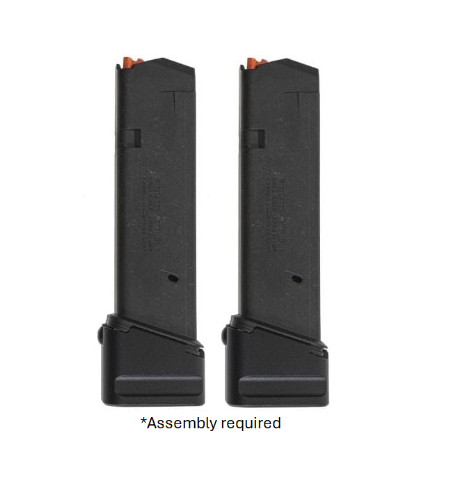 2-17rd PMAG's & 2 PSA Sabre Black +5 Mag Extensions